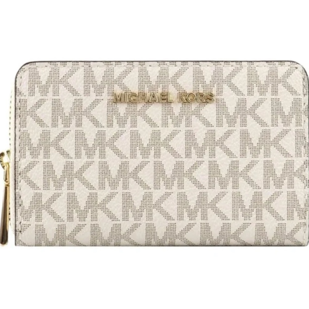 Brand New MICHAEL Michael Kors Jet Set Zip Around Wallet New with Tags STUNNING